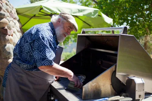 Vista 9 de SCRUBIT Cepillo de limpieza para parrilla, esponja para parrilla, limpiador de barbacoa sin cerdas con almohadilla de limpieza resistente