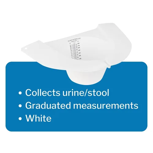 Vista 3 de McKesson colector de orina/color blanco 26 onzas – Modelo 16 – 9522.