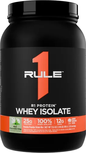 Vista 41 de Rule 1 Proteins R1 Protein Whey Isolate, crema de plátano, 23 porciones