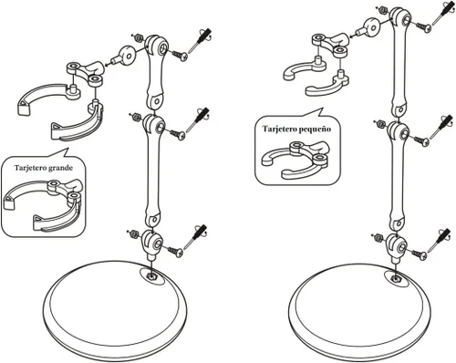 Vista 7 de Soporte para Muñecas Ddung - Soporte Transparente para Muñecas de 0.5" a 10" y Figuras de Acción (Paquete de 3)
