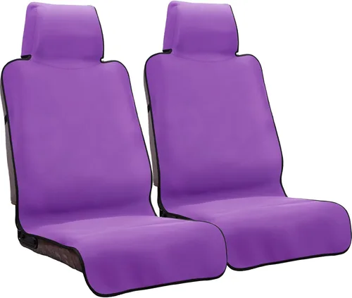 Vista 14 de Funda de asiento impermeable, protector de asiento de automóvil mejorado contra el sudor, perfecto para asiento universal antideslizante de Negro
