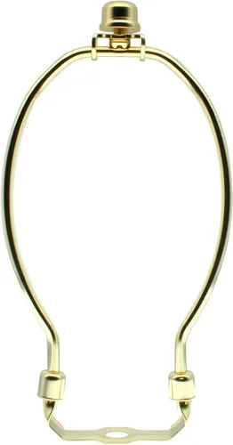 Vista 10 de FDXGYH Kit de soporte de arpa de pantalla de lámpara de 6 pulgadas con marco de cuerno Resistente con tapa de remate de lámpara sólida para Negro