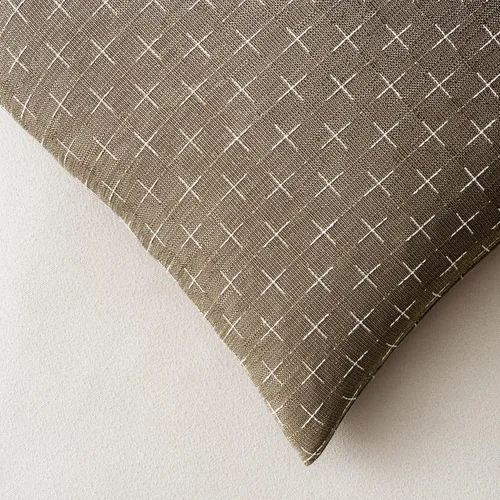 Vista 109 de MIULEE - Juego de 2 fundas de almohada decorativas de lino de arpillera navideñas, modernas, estilo campestre, rústicas, tejidas, con textura