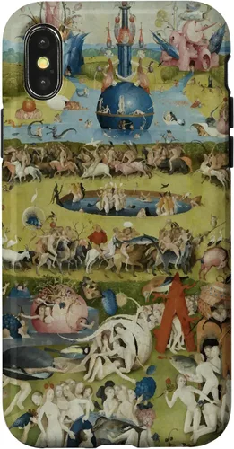 Vista 5 de Hieronymus Bosch - Carcasa para iPhone 17, diseño de jardín de las delicias terrenales