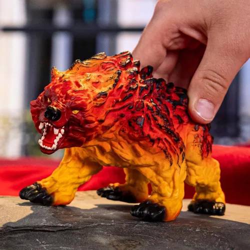 Vista 2 de Schleich Eldrador - Juego de 31 piezas de oso de lava de cueva de batalla
