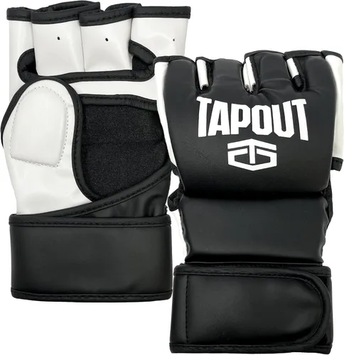 Vista 2 de TAPOUT Guantes de artes marciales para hombre y mujer, para entrenamiento y combate UFC, artes marciales, Muay Thai, MMA
