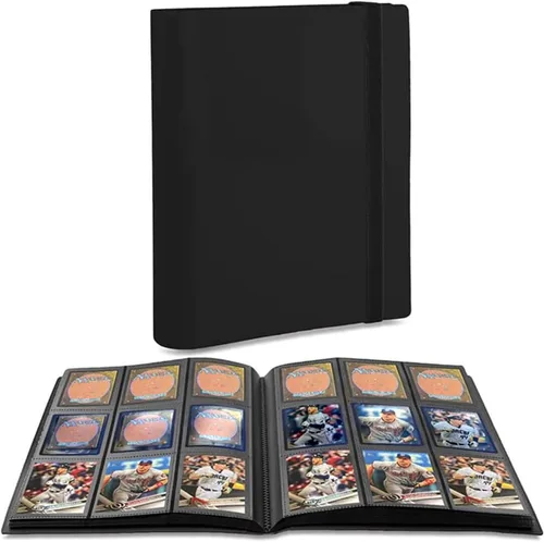 Vista 7 de Carpeta Portadora de Cartas Coleccionables, Álbum Carpeta Coleccionista de Cartas Deportivas de 9 Bolsillos para TCG, MTG, Yugioh, tarjetas
