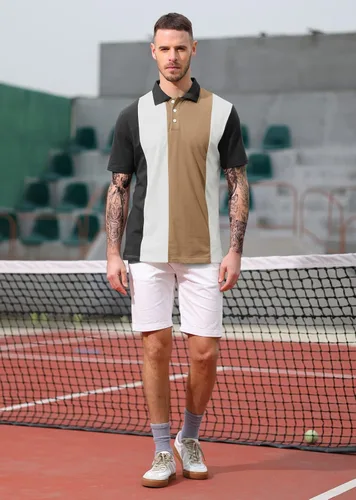Vista 2 de PJ Paul Jones Camiseta polo de golf de ajuste cómodo para hombre