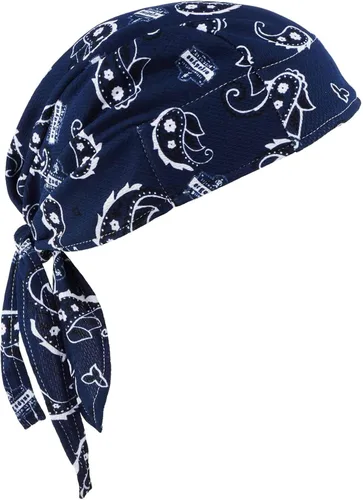 Vista 14 de Ergodyne Chill Its 6615 - Bandana de alto rendimiento Do Rag - Banda para la cabeza de terry cloth