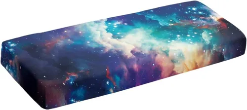 Vista 41 de Cubierta antipolvo para teclado de piano de llama, cubierta protectora de teclado de música elástica para pianos eléctricos digitales