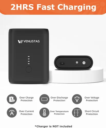 Vista 5 de Venustas Chaleco térmico para hombre con batería 750010000mAh, fibra de carbono ultrafina, adecuado para invierno al aire libre, caza, esquí