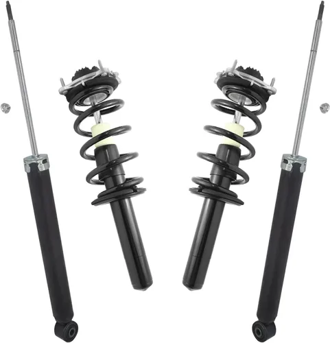 Vista 76 de Detroit Axle - Puntales y Amortiguadores para Chevy Traverse Buick Enclave GMC Acadia Saturn Outlook 2007-2012, 2 puntales delanteros con resorte
