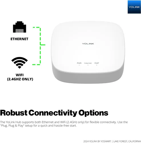 Vista 7 de Kit de inicio de fugas de agua YoLink: Hub + 2 sensores de fuga 1 (silencioso), LoRa de largo alcance, alertas por aplicación/SMS/correo