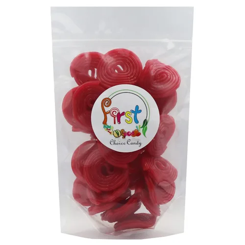 Vista 3 de FirstChoiceCandy Dulces de regaliz en forma de rueda (fresa roja, 5 libras)