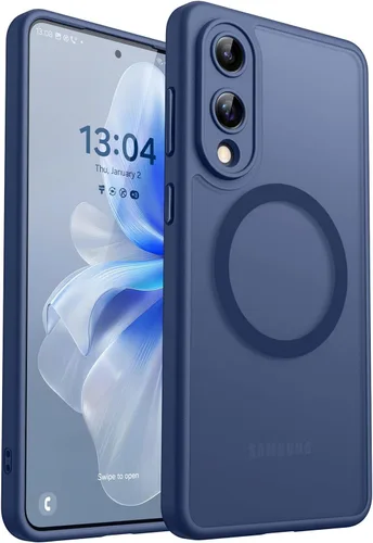 Vista 31 de CANSHN Funda diseñada para Samsung Galaxy A16-5G [protección completa de la cámara] [compatible con Magsafe] funda protectora trasera translúcida