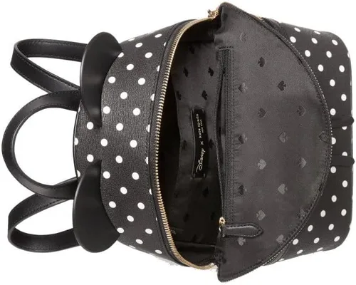 Vista 3 de Kate Spade disney x kate spade new york minnie dome mochila lunares cuero