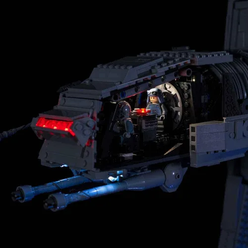 Vista 2 de Light My Bricks Kit de luces LED para LEGO Star Wars UCS AT-AT 75313 - Iluminación de pantalla personalizada para iluminar y mejorar el modelo LEGO