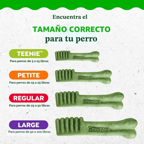 Vista 12 de Greenies Golosinas dentales naturales para perros adultos recomendadas por veterinarios, tamaño Teenie, sabor a arándano azul, paquete de 12 oz., 43