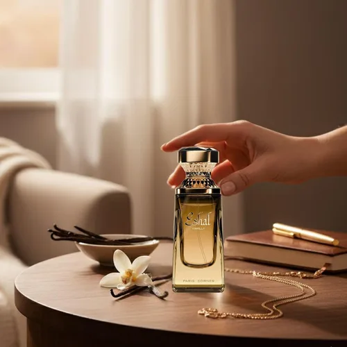 Vista 7 de Paris Corner Eshal Vanilla EDP 3.4 fl oz Perfume para mujer Fragancia dulce, cálida, sensual y duradera Disfruta de notas de azúcar