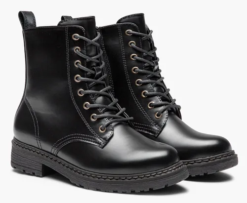 Vista 7 de Vepose Botines de combate clásicos con cordones 962223 para mujer