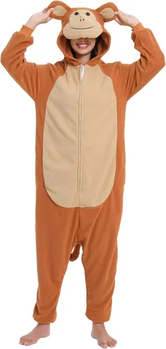 Vista 11 de BGOKTA Pijama de animal de Halloween para adultos, disfraz de cosplay, ropa para el hogar, una pieza Lty1-p