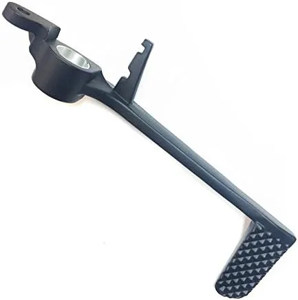 Vista 3 de HONGK - Palanca de pedal de freno trasero desplegable de aluminio de alta resistencia negra compatible con Yamaha YZF-R6 2006-2015 [B01C0SZ70C]