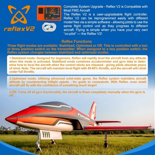 Vista 4 de Fms Avión Rc para adultos EDF Jet Control remoto Avión Futura V3 3.150 in Ventilador conducido 12 aspas 6 canales Rc Aviones PNP
