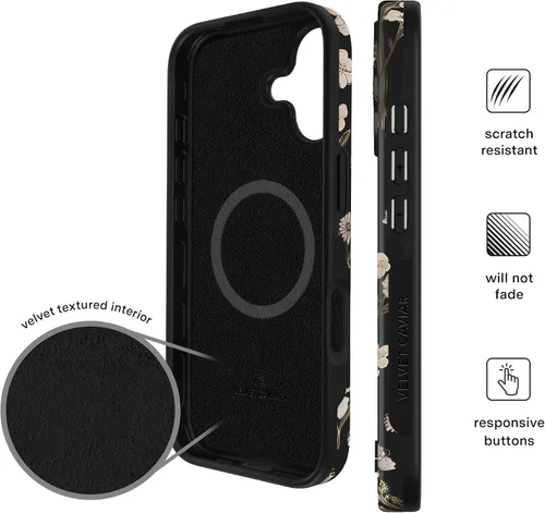Vista 1259 de VELVET CAVIAR Funda para iPhone 15, compatible con MagSafe, probada contra caídas de 10 pies, fundas protectoras de diseño, leopardo color rosa