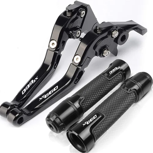 Vista 9 de Para Yamaha XT660 XT 660 XT660X XT660/X/R/Z 2004-2017 2016 2015 2014 2013 2012 Empuñaduras de motocicleta Embrague Palancas de embrague de freno