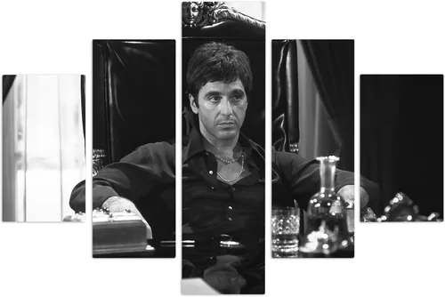 Vista 6 de Lienzo enmarcado de película The World Is Yours, varios tamaños (3 piezas, mediano)