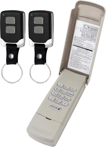 Vista 8 de Teclado remoto universal para apertura de puerta de garaje, repuesto para Chamberlain Liftmaster Genie Lineal Multi-Code Sears Craftsman Stanley