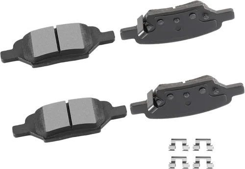 Vista 32 de cciyu Juego de pastillas de freno delanteras de cerámica profesional D681 para BMW 530i, 97-03 para BMW 540i, 95 97-01 para BMW 740i, 95-01 para BMW