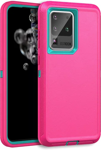 Vista 11 de MXX Funda resistente para Samsung Galaxy S20 Ultra (sin protector de pantalla) contra caídas Funda resistente para Galaxy S20 Ultra 5G (negro)