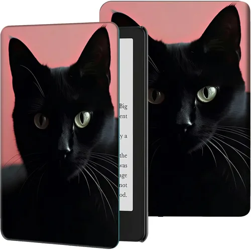 Vista 8 de Rossy Funda para Kindle de 10ª generación 2019, delgada, de piel sintética, ajustable, Smart Cover con encendido y apagado automático para Kindle