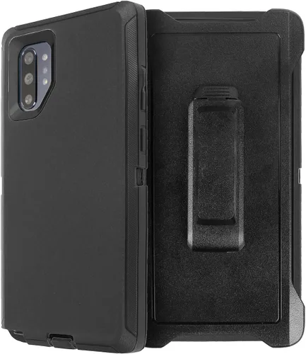 Vista 11 de AICase Funda para Galaxy Note 10, protección contra caídas de cuerpo completo, resistente, con protector de pantalla, a prueba de golpes, caídas