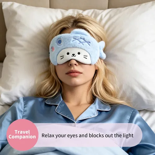 Vista 2 de PERFECTSIGHT Lindas mascarillas para dormir (pez azul)