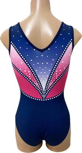 Vista 5 de LIL'FOX Leotardos de gimnasia para niñas Baile infantil, vaso, acrobacia, equipo de gimnasia