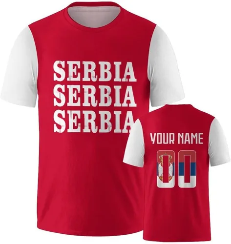 Vista 30 de Camisetas de fútbol nacionales personalizadas 2024 con diseño de fuentes, ropa personalizada con tus números de nombre para hombres, mujeres