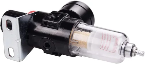Vista 6 de Kit de regulador de presión de filtro de aire neumático AFR2000 de 1/4G de pulgada (0 a 145 psi) Filtro de compresor de herramienta de aire