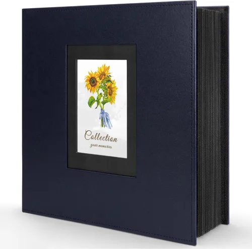 Vista 10 de Álbum de fotos 4x6 600 fotos, funda de piel de gran capacidad extra, contiene 600 imágenes horizontales y verticales de 4x6, regalo conmemorativo