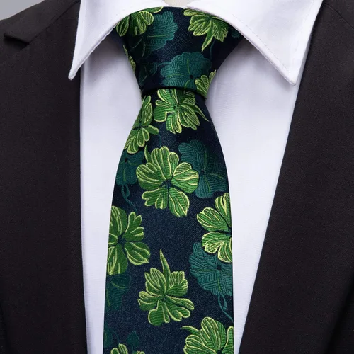 Vista 12 de Barry.Wang Juego de corbatas de seda para hombre, corbatas de boda de seda tejida formal de negocios casual (4/6/8PCS)
