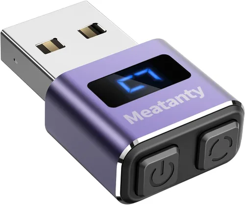 Vista 8 de Meatanty Agitador de Ratón Metálico Pequeño, Movedor de Mouse USB Indetectable, Agitador Automático con Modo Separado y Botones