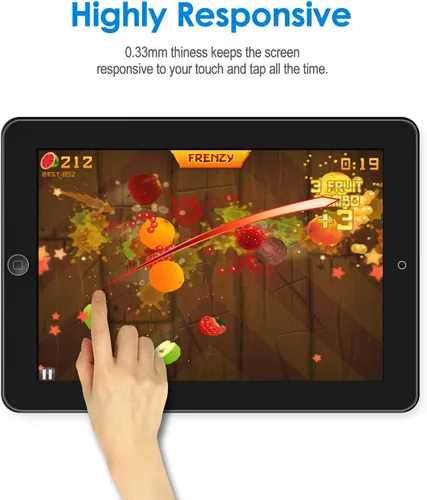 Vista 4 de JETech Protector de pantalla solo para iPad 2 (2011) / iPad 3 (2012) / iPad 4 (2012) – Modelos descontinuados – no para ningún iPad nuevo – Vidrio