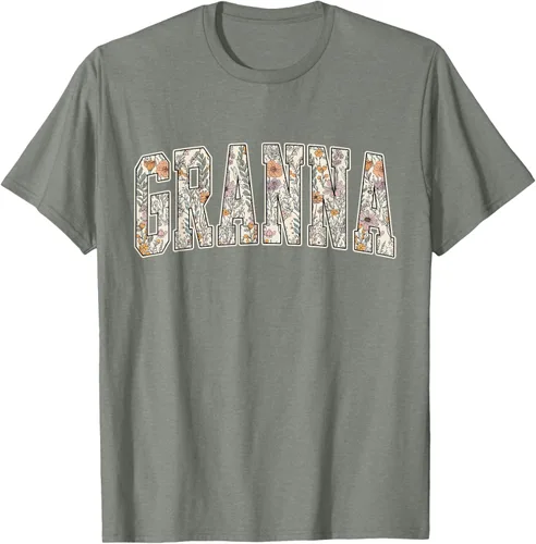 Vista 29 de Granna - Camiseta retro para el día de la madre Negro