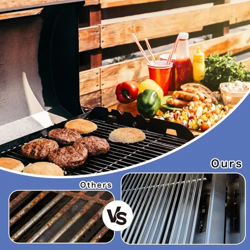 Vista 6 de Shengyongh SS67671 (paquete de 13) para piezas Weber Summit para parrilla, para barras aromatizantes Weber Summit E-620 S-620 E-640 S-640 E-650
