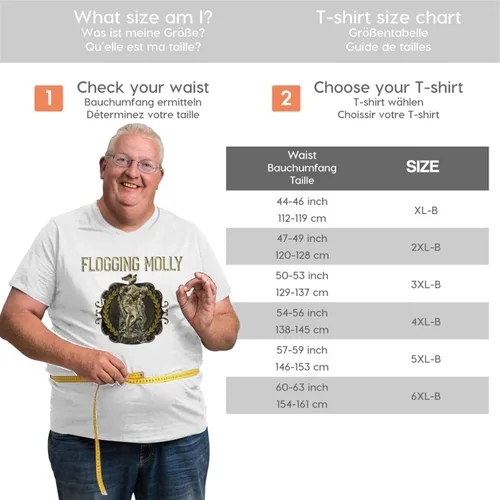 Vista 2 de Mens Large Size T Shirt Basic Camping Short Sleeve Full Season Tee