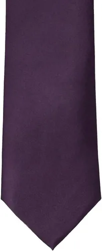 Vista 538 de tiemart Corbata de color sólido para hombre Longitud estándar