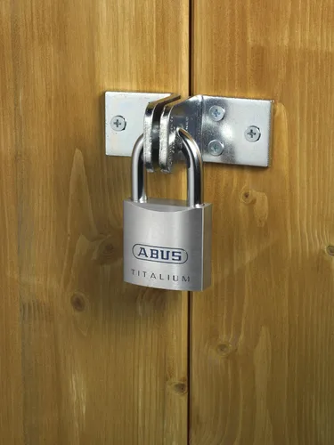 Vista 3 de ABUS 80TI/40 Titalium™ Candado de aleación de aluminio con llave diferente Grillete largo de acero Nano Protect (1-1/2")