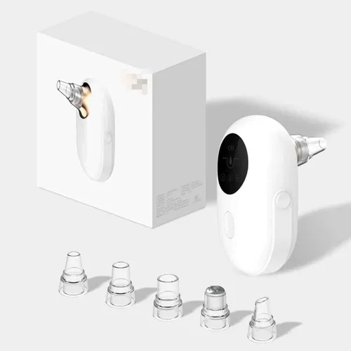 Vista 2 de WEedsy Aspiradora de poros para eliminar puntos negros, dispositivo eléctrico de belleza para limpieza profunda de la piel facial, 3 succiones