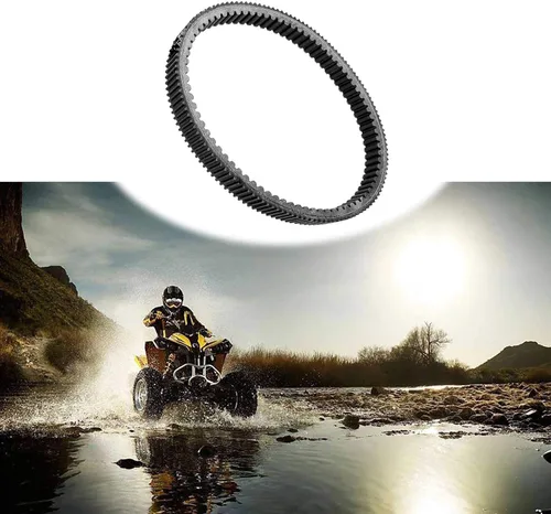 Vista 7 de Correa de transmisión para Yamaha Grizzly Rhino Wolverine Kodiak 400 450 YFM400 YFM 400 Replacement 5GH-17641-10-00, 5GH-17641-00-00
